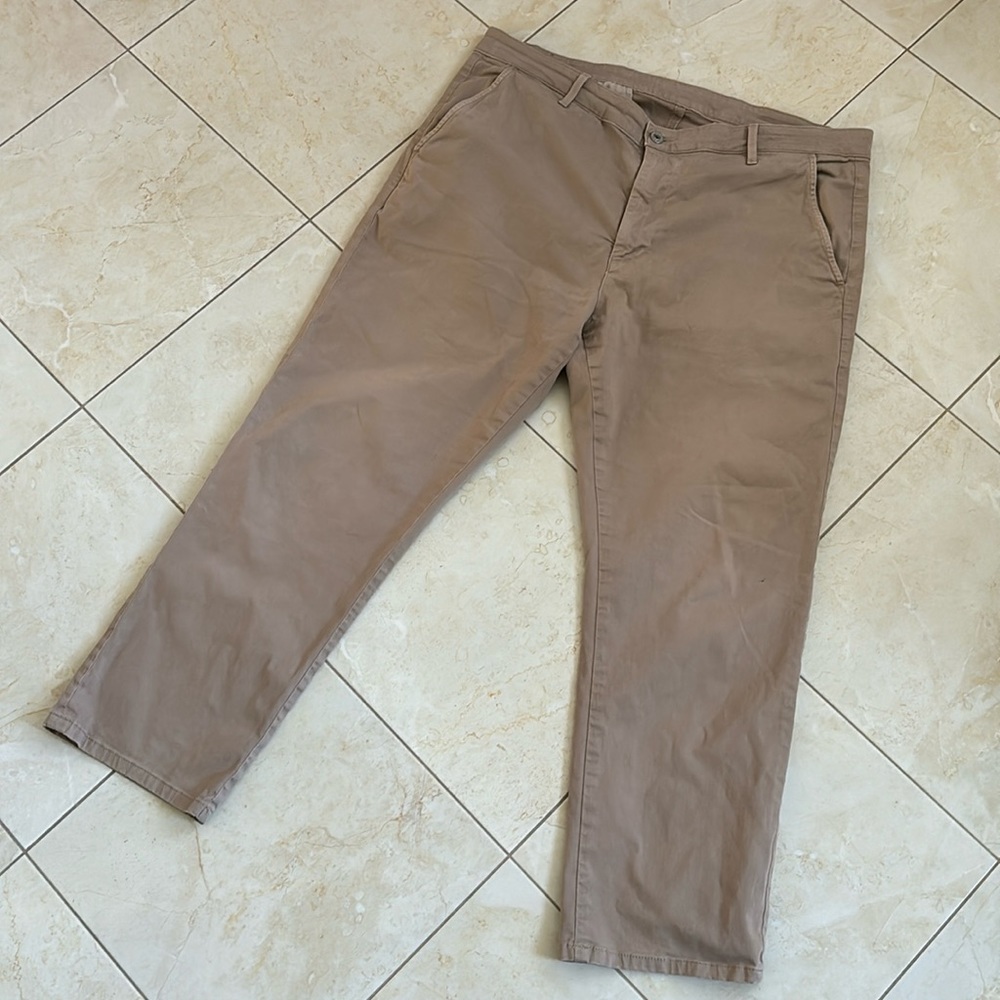 Ag Adriano Goldschmied Straight Leg Khaki Pants Men’s 38R